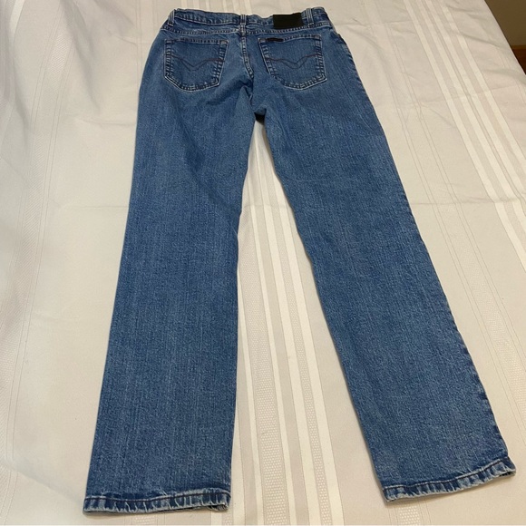 HARLEY DAVIDSON Women’s Stretch Straight Leg Jeans Size 10L EUC - Picture 4 of 11